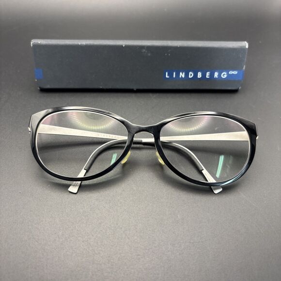 Lindberg Glasses Frame 1141 52-16 125 AD62 Black Acetanium Women's Denmark - Picture 2 of 16
